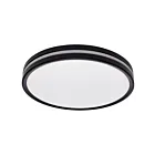 Satco 62-1693 26W Matte Black LED Flush Mount CCT Selectable