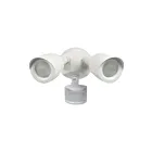 Satco 65-711 White 20W 2 Bullet Head LED Security Light