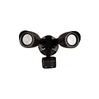 Satco 65-719 Bronze 20W 2 Bullet Head LED Security Light