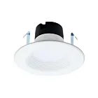 Satco S11838 Matte White 6.5W 4" LED Retrofit Downlight CCT Selectable