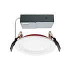 Satco S11865 White And Red 10W 4" Fire Rated Downlight CCT Selectable