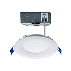 Satco S11870 12W White 4" Round Baffle LED Downlight 