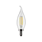 Satco S21883 5.5W CA10 Clear LED Bulb 5000K