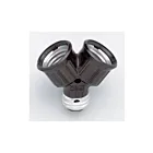 Satco S70-541 Bakelite Single To Twin Lamp Holder