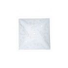 Satco 50-191 Square White Glass Lamp Shade