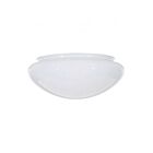 Satco 50-329 Sprayed Inside White Mushroom Glass