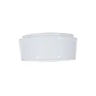 Satco 50-336 Sprayed Inside White Drum Glass