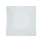 Satco 50-374 Square Glass Lamp Shade