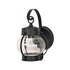 Nuvo Lighting 60-3459 1-Light 60W Textured Black Outdoor Onion Wall Lantern