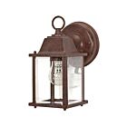 Nuvo Lighting 60-3464 1-Light 60W Old Bronze Outdoor Cube Wall Lantern