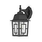 Nuvo Lighting 60-3486 Banyan 1-Light 100W Textured Black Outdoor Wall Lantern
