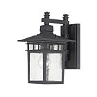Nuvo Lighting 60-3493 Cove Neck 1-Light 100W Textured Black Outdoor Wall Lantern