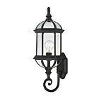 Nuvo Lighting 60-3499 Boxwood 1-Light 100W Textured Black Outdoor Wall Lantern