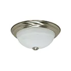 Nuvo Lighting 60-6000 2-Lights 120W Brushed Nickel Ceiling Flush Mount
