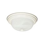 Nuvo Lighting 60-6004 2-Lights 120W Textured White Ceiling Flush Mount