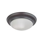 Nuvo Lighting 60-6013 1-Light 60W Mahogany Bronze Ceiling Flush Mount