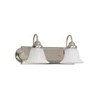 Nuvo Lighting 60-6074 Ballerina 2-Lights 200W Brushed Nickel Vanity