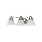 Nuvo Lighting 60-6079 Empire 3-Lights 300W Brushed Nickel Vanity