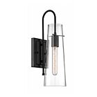 Nuvo Lighting 60-6879 Alondra 1-Light 60W Black Wall Sconce