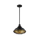 Nuvo Lighting 60-7014 Newbridge 1-Light 60W Dark Bronze Rod Pendant