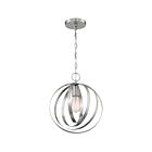 Nuvo Lighting 60-7046 Pendleton 1-Light 100W Brushed Nickel Chain Pendant