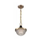 Nuvo Lighting 60-7059 Faro 1-Light 60W Burnished Brass Small Chain Pendant