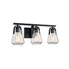 Nuvo Lighting 60-7103 Skybridge 3-Lights 180W Matte Black Vanity