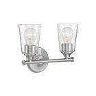 Nuvo Lighting 60-7182 Bransel 2-Lights 120W Brushed Nickel Vanity
