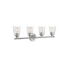 Nuvo Lighting 60-7184 Bransel 4-Lights 240W Brushed Nickel Vanity