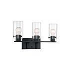 Nuvo Lighting 60-7273 Sommerset 3-Lights 180W Matte Black Vanity