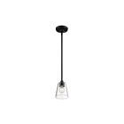 Satco 60-7280 60W Matte Black Pendant