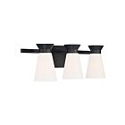 Nuvo Lighting 60-7313 Caleta 3-Lights 180W Black Vanity