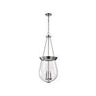 Satco 60-7805 Boliver 3-Lights 180W Brushed Nickel Pendant