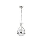 Satco 60-7816 Amado 1-Light 60W Polished Nickel Pendant