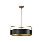 Satco 60-7844 Altos 5-Lights 300W Matte Black Pendant