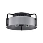 Satco 60-7851 Altos 4-Lights 240W Matte Gray Semi Flush Mount