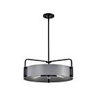 Satco 60-7854 Altos 5-Lights 300W Matte Gray Pendant