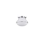 Satco 60-7871 60W Polished Nickel Flush Mount