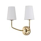 Satco 60-7882 Cordello 120W Vintage Brass Wall Sconce