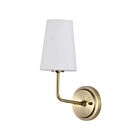 Satco 60-7883 Cordello 60W Vintage Brass Wall Sconce
