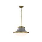 Satco 60-7918 Lafayette 3-Lights 180W Matte Gray Pendant