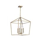 Satco Emma 60-7932 4-Lights Burnished Brass Pendant Light