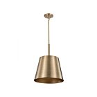 Satco Alexis 60-7938 1-Light Burnished Brass/Gold Pendant Light
