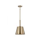 Satco Alexis 60-7939 1-Light Burnished Brass/Gold Pendant Light