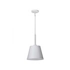 Satco Alexis 60-7949 1-Light Matte White Pendant Light
