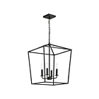 Satco Emma 60-7952 4-Lights Dark Bronze Pendant Light