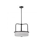 Satco 60-8037 Warren 60W Satin White Pendant