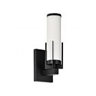 Satco 60-8051 Roselle 1-Light 60W Matte Black Vanity Light
