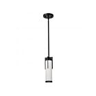 Satco 60-8053 Roselle 60W Matte Black Pendant