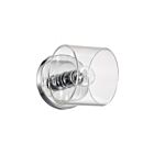 Satco 60-8071 Marlowe 1-Light 60W Polished Nickel Vanity Light